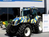 Police branded tractor