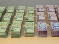 Cash seized during Operation ZIPPO