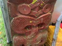 Picture of carving found at address in Leithfield