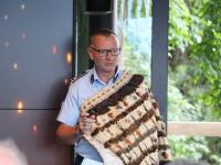 Assistant Commissioner Sam Hoyle during his pōwhiri this week